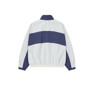 Chaqueta cortavientos de bloque de Color con cremallera personalizada, forro de malla transpirable, chaqueta deportiva de nailon de Color Patchwork, ropa de verano - Product Image 2