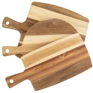 Grande planche à découper en bois massif, épaisse, pour la cuisine à domicile et en restaurant, style bambou. - Product Image 3