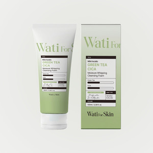 Nettoyant visage Watiforskin, mousse nettoyante légèrement acide au thé vert et au Cica, hydratante et non irritante, crème nettoyante pour le visage - Product Image 6