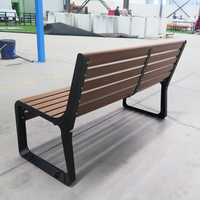 Nouveau design de banc d'extérieur banc de parc d'occasion à vendre salle à manger en bois chaise longue en bois prix banc de rue