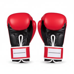 Top Rated MMA Boxing Gloves Breathable Hook Loop Closure 4" Wide <b>Strap</b> Durable PU+Sponge Material for Adult Gym Use - Product Image 1