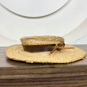 Genuine Leather Hat <b>Band</b> Adjustable Tie Strap Cowboy Straw Felt Wide Brim Hat Accessory Unisex Western Style Replacement <b>Band</b> - Product Image 5