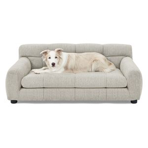 Modern Rectangular Pet Sofa Soft and Comfortable with <b>Backrest</b> Armrests for Large Medium Sized Pets - Product Image 5