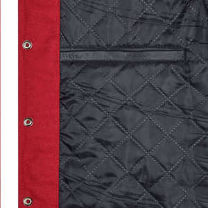 Blouson Teddy Tendance pour Homme en Polyester-Coton Respirant à Séchage Rapide, Col Montant, Logo Frontal, Style Décontracté pour l'Automne - Product Image 3