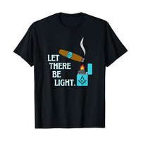 T-shirts maçonniques pour hommes avec motif de l'Œil Tout-Voyant, du Temple maçonnique, du Compas carré, des Piliers et impression de pavé mosaïque
