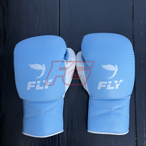 Guantes de Boxeo Profesionales Fly MMA de Cuero Genuino con Logotipo Personalizado, Guantes de Entrenamiento y Sparring, Absorben la Humedad, Dedos Completos, Duraderos - Product Image 2