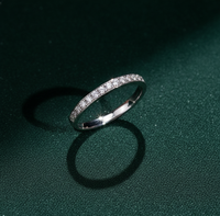 Bague de fiançailles de luxe en or jaune massif 18 carats plaqué or, sertie de diamants de laboratoire taille brillant, certifiée IGI