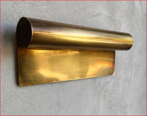 Handcrafted Brass <b>Wall</b> <b>Sconce</b> – Minimalist Mid-Century Picture <b>Light</b> - Product Image 3