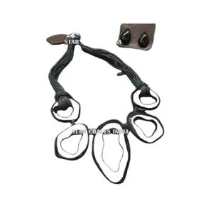 Recién llegado, collar de tela, joyería, collares con colgante de resina de alta calidad, joyería de moda para mujer a un precio asequible - Product Image 1