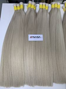 Extensions de cheveux en vrac à prix de gros, cheveux de donneur, double trame, 100 grammes, couleurs foncées, 24 pouces - Product Image 6