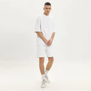 Ensemble d'été de qualité supérieure fabriqué au Pakistan, t-shirt à manches courtes et short, ensemble décontracté en coton, tenue de sport pour hommes, ensemble de t-shirts - Product Image 4