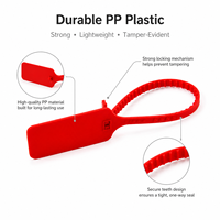 YSD-- Scellé de sécurité en plastique jetable, ajustable et inviolable, de haute qualité, personnalisé, très vendu