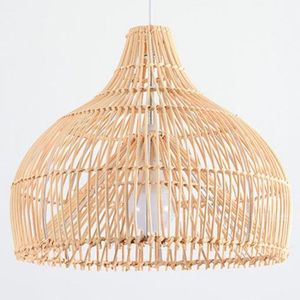 Minimal Style Bamboo <b>Ceiling</b> <b>Light</b> Durable Handmade Lamp for Bedroom <b>Lounge</b> and Cafe Lighting - Product Image 4