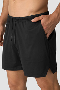Shorts décontractés pour hommes en laine, taille élastique mi-haute, imperméables, séchage rapide, respirants, pour la gym et la course à pied, vente en gros personnalisée de haute qualité - Product Image 5