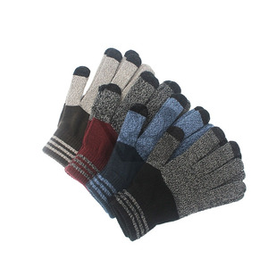 Guantes Rosas Elegantes con Pantalla Táctil, Elásticos, de Punto, Diseño para Mujer, Dos Colores, Personalizados, BSCI, Invierno, Logotipo Personalizado - Product Image 1