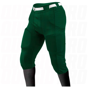 Mens Black Padded American Football Pants Buckle Closure Mesh Breathable <b>Athletic</b> Practice Game Performance Sportswear export - Product Image 6