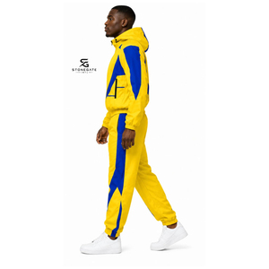 Ensemble de survêtement décontracté personnalisé à capuche coupe-vent uni, style cargo sport, créez votre propre tenue unisexe en polyester 2026 - Product Image 5