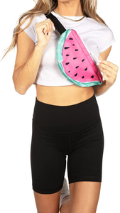 Riñonera Sublimada Personalizada con Patrón de Frutas 3D, Riñonera Deportiva de Verano con Porta Botella - Product Image 3