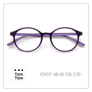 ทัมทัม OK117 กรอบแว่นตาใสแบบเต็มขอบ 48-18-138 สำหรับผู้ใหญ่ทุกเพศ แก้ไขการมองเห็น - Product Image 6