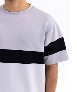Summer Tracksuit Waffle Short Sleeve Suit Men's Breathable Elastic Waist Quick Dry <b>Twin</b> <b>Set</b> Cotton Matching <b>Set</b> Fashion Casual - Product Image 3