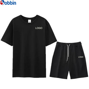 Conjunto de Camiseta y Pantalones Cortos Deportivos Unisex Personalizados, Cómodos y Transpirables, Nueva Colección de Verano, Tallas Grandes para Hombre - Product Image 5