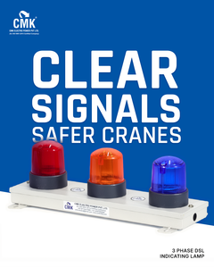 Lámpara indicadora LED DSL para línea de barra colectora de grúa EOT 220V, accesorio industrial para grúa puente, nuevo diseño CMK, fácil de ver - Product Image 1