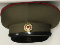 Casquette de fatigue de haute qualité des Templiers avec patch Croix Rouge et cordon doré - Casquette de fatigue personnalisable avec logo couleur