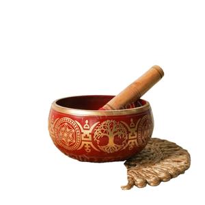 Bol chantant tibétain en acier inoxydable poli artisanal, instrument de musique, méditation, sonothérapie, pratique du yoga, profond - Product Image 1