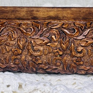Affordable Wooden Keepsake Storage <b>Box</b> for Jewelry, Gifts, <b>Memories</b> and Small Accessories with Rustic Vintage Handcrafted Design - Product Image 6