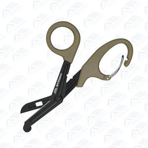 Tijeras para traumatismos médicos de 7,5 pulgadas, tijeras de vendaje de grado quirúrgico, cuchillas antiadherentes recubiertas de fluoruro, instrumentos médicos - Product Image 3