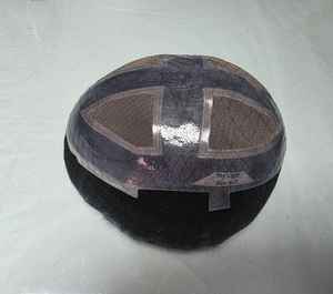 Peluca de Cabello Indio Sky Light con Frente de Encaje para Hombre, 100% Cabello Humano Remy, Prótesis Capilar Cap-Taz Hair BD - Product Image 3