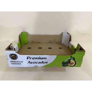 Boîte en carton ondulé Kraft pour l'emballage durable des avocats, pour un stockage et un transport efficaces des avocats, à prix de gros - Product Image 1