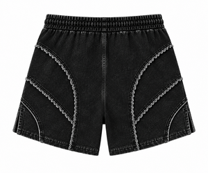 Customized logo new design panel cheap price top quality <b>men</b> shorts new design casual cotton <b>jean</b> shorts <b>men's</b> - Product Image 2