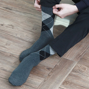 Made in Korea Men's Modern Dress Crew <b>Socks</b> 5 Pairs Set K14. - Product Image 3