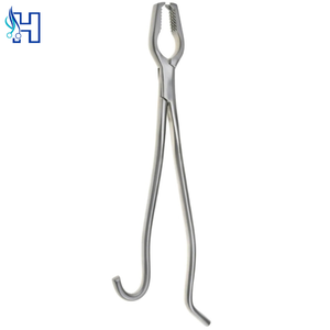 Pinzas para Sujetar Huesos de Acero Inoxidable, Pinzas Ortopédicas Veterinarias Manuales para Sujetar Huesos, para Uso Quirúrgico General - Product Image 1
