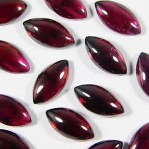 Venta al por mayor de gemas de granate natural de Heydarabad en forma de cabujón, gemas sueltas de alta calidad para la fabricación de joyas. - Product Image 1