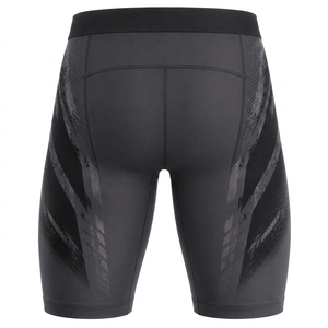 Compression Shorts Running Gym Workout Wear Reasonable Men's Solid Casual Athletic Base Layer Stretch Fabric Breathable - Product Image 2