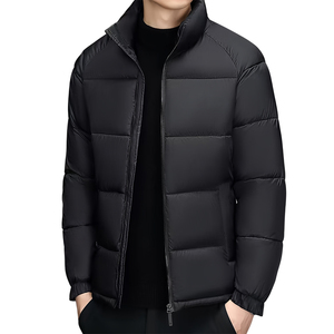 Dernière conception de veste bomber, veste en duvet personnalisée pour homme, manteau épais surdimensionné, vêtements d'hiver chauds pour l'extérieur, veste matelassée - Product Image 2
