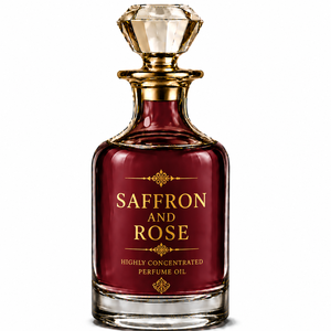 Azafrán y Rosa de Alta Calidad 500 Gramos Aceite de Perfume Concentrado Sin Alcohol (Attar) Unisex de Larga Duración Para Uso Diario - Product Image 2