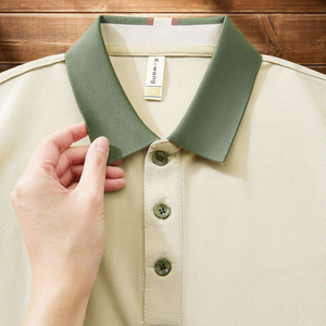 Polo Personalizado de Manga Corta para Hombre, Talla Grande, con Bolsillo, Logotipo Bordado, Transpirable, de Poliéster - Product Image 6