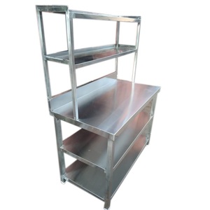 Mesa de Trabajo de Acero Inoxidable para Cocina Comercial, Mesa de Servicio para Restaurante, Cantina, Cafetería y Servicio de Alimentos en Venta - Product Image 3