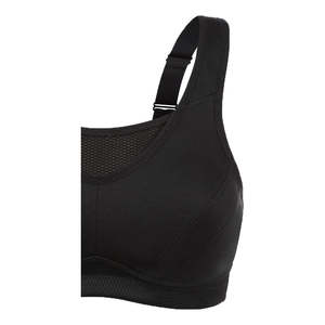 Sujetador deportivo sin espalda de alto soporte y transpirable para mujer con decoración de cristales para correr - Material de Spandex/Nylon de secado rápido - Product Image 5