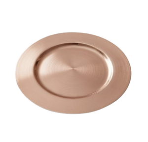 Assiettes de service décoratives en cuivre antique pour la table, en métal, pour hôtels, cuisines et traiteurs - Product Image 6