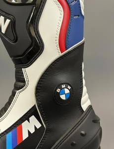 Bottes de moto pour homme en cuir véritable noir, fermeture éclair, résistantes à l'abrasion, mi-mollet, doublure en peluche, semelle extérieure en caoutchouc, toutes saisons - Product Image 2