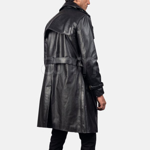 Abrigo Largo de Invierno 2026, Diseño Personalizado, Alta Calidad, Precio al por Mayor, Abrigo de Cuero Ligero para Hombre - Product Image 4
