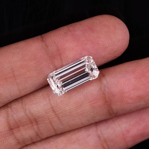 Diamante Cultivado en Laboratorio al por Mayor, Corte Esmeralda, Color D E, Claridad VVS1 VS1, Certificado IGI, Diamante Suelto AAA para Joyería, de 3 a 5 Quilates - Product Image 3