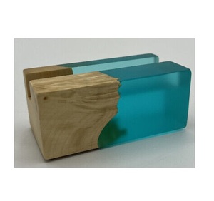 High On Demanding <b>Table</b> Ware <b>Card</b> Box Wholesale Price <b>Table</b> Decorative Office Home Hotel Desk Top Wood And Resin <b>Card</b> Holder - Product Image 1