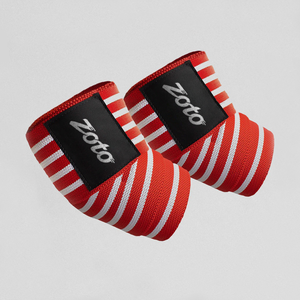 Custom Logo Elastic Powerlifting Elbow Wraps Heavy Duty Gym Weightlifting <b>Bench</b> Press Support Bands Manufacturer - Product Image 3