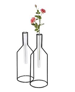 Jarrón Decorativo Creativo de Hierro Retro con Diseño de Flores, Soporte Metálico para Plantas, Decoración Moderna y Sólida, Estilo Nórdico con Silueta Contorneada - Product Image 2