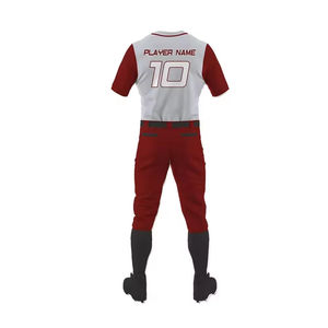 Ensembles d'uniformes de baseball à prix d'usine, pack complet, design par sublimation, respirant, manches courtes, maillot de softball pour équipe adulte, OEM - Product Image 3